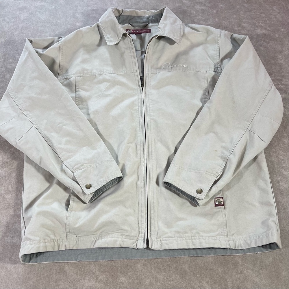 Dri Duck Men’s Full Zip Embroidered Jacket Size XL‎
